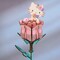 Hello Kitty® and Friends Hello Kitty Pink Rose - 3D Wooden Flower Puzzle